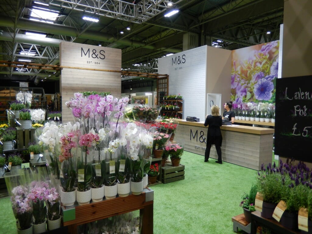 M&S exhibition stand