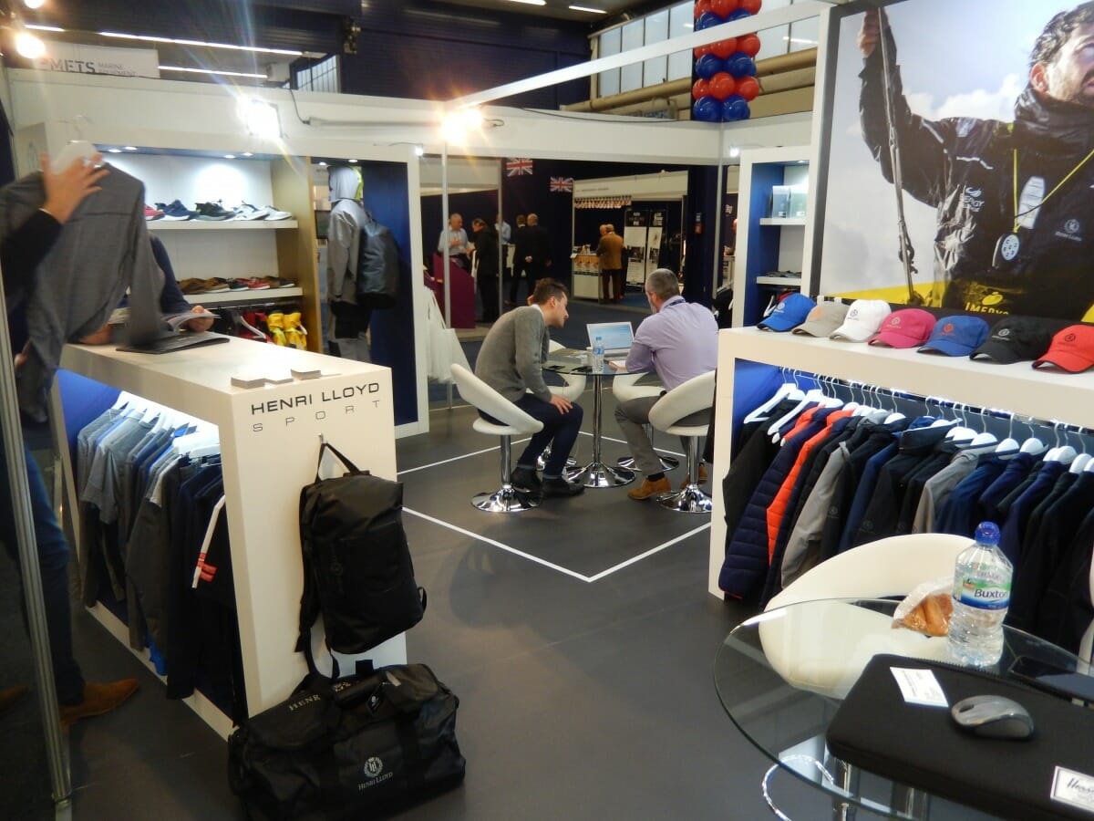Henri Lloyd display stand