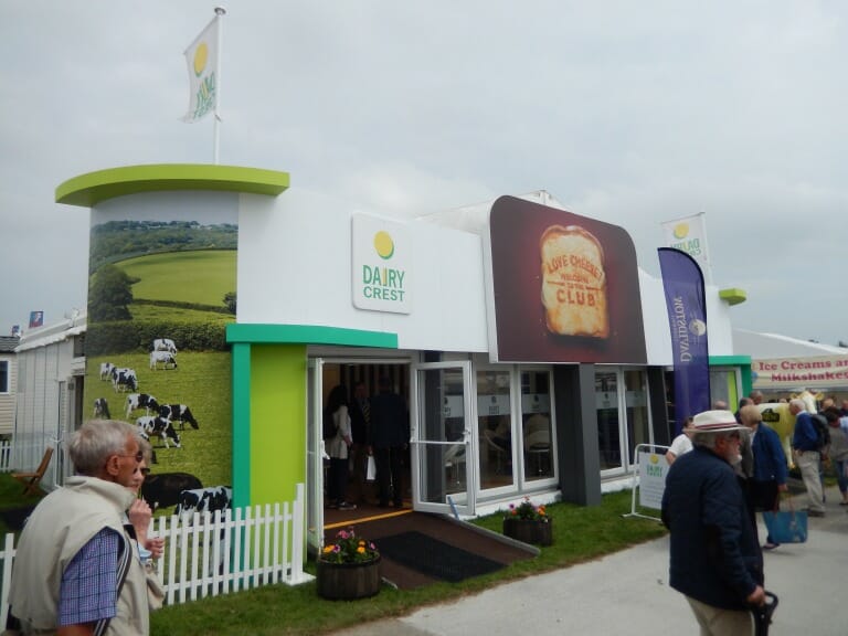 Dairy Crest display stand