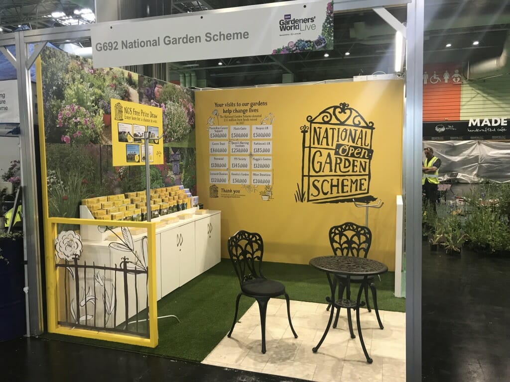 National Garden Scheme stand