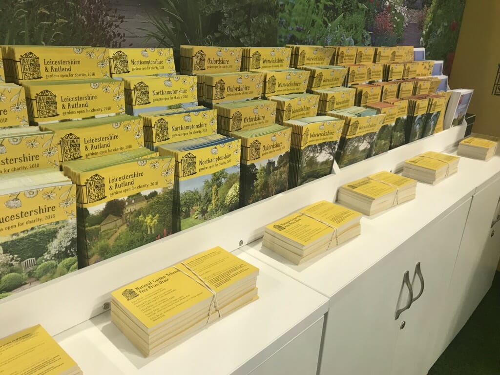 National Garden Scheme display