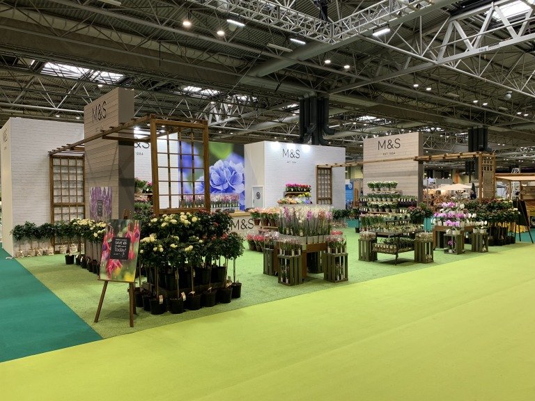 M&S exhibition stand