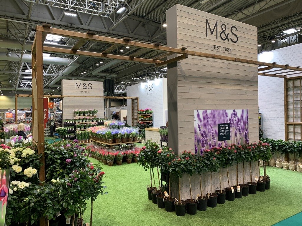 M&S exhibition stand