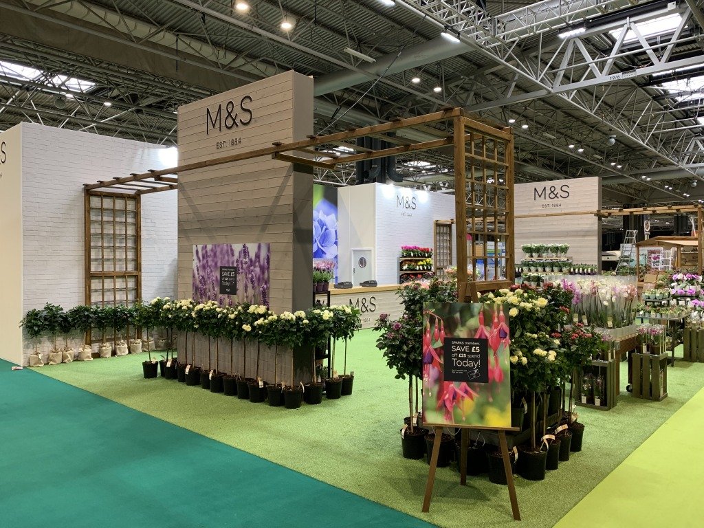 M&S exhibition stand