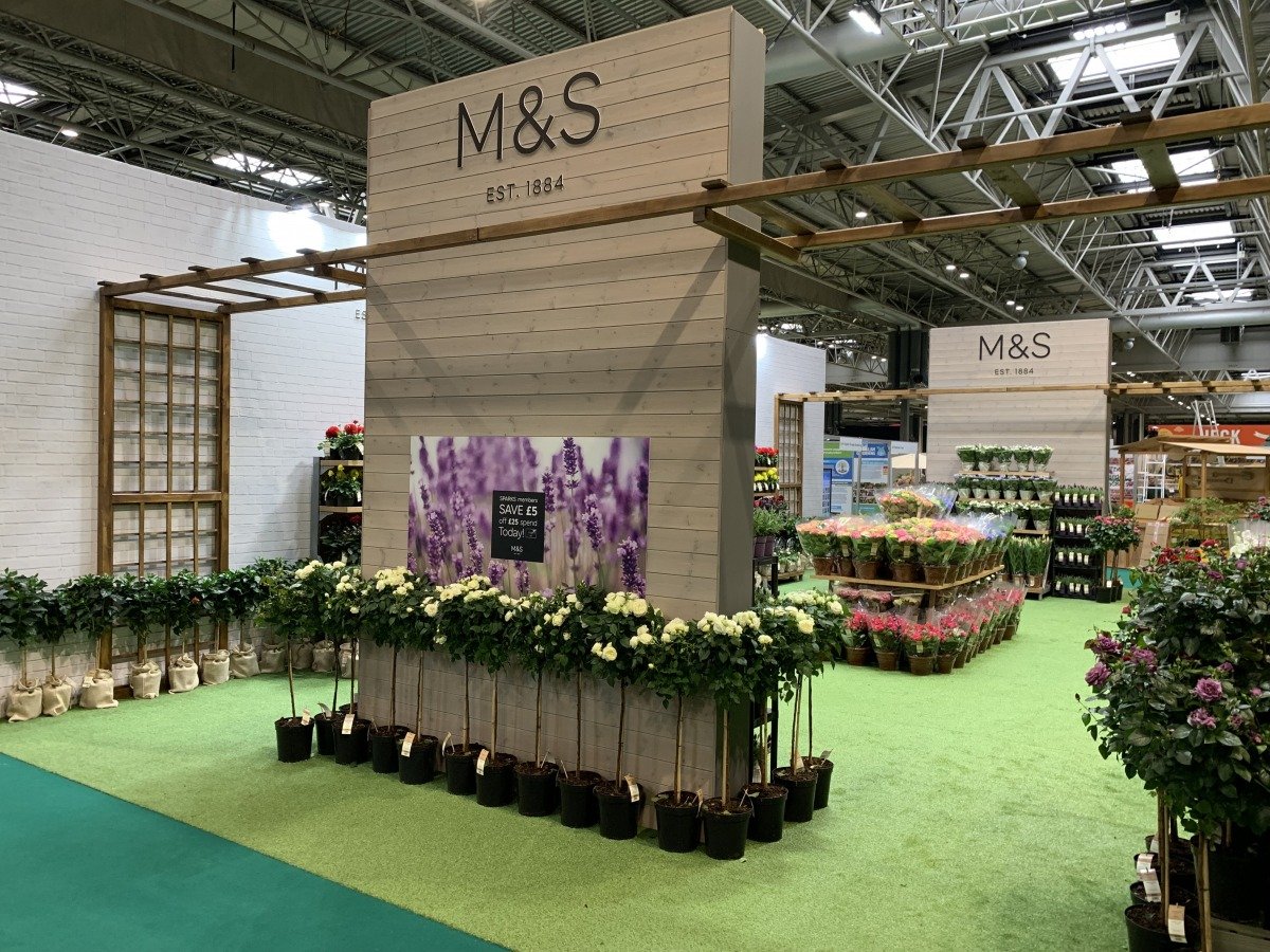 M&S exhibition stand