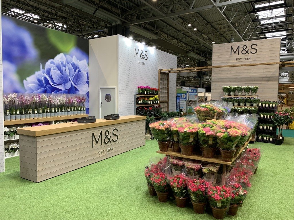 M&S exhibition stand