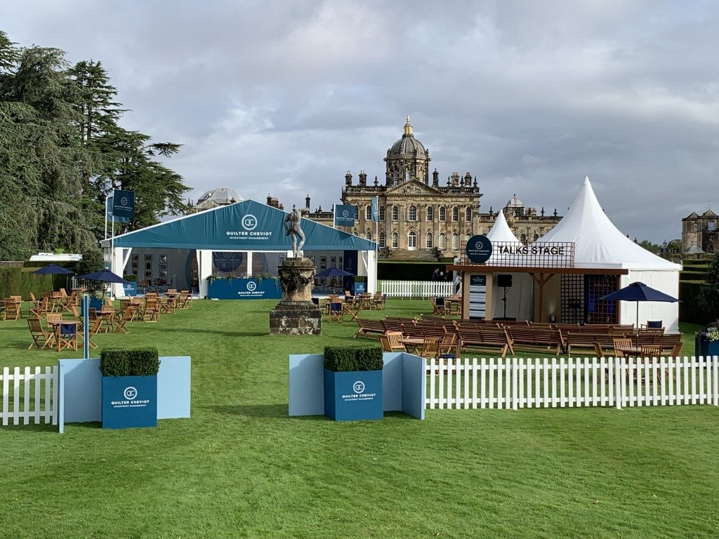 Quilter Cheviot exhibition stand