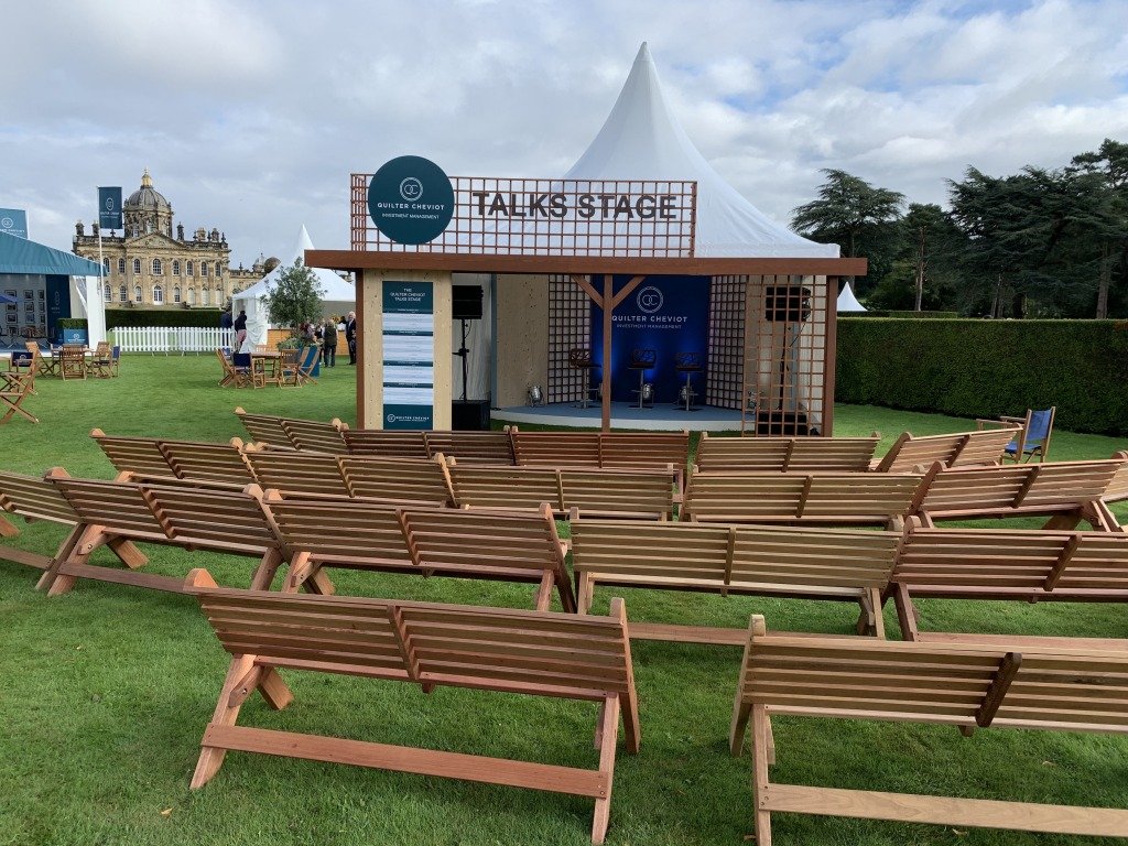 Quilter Cheviot exhibition stand