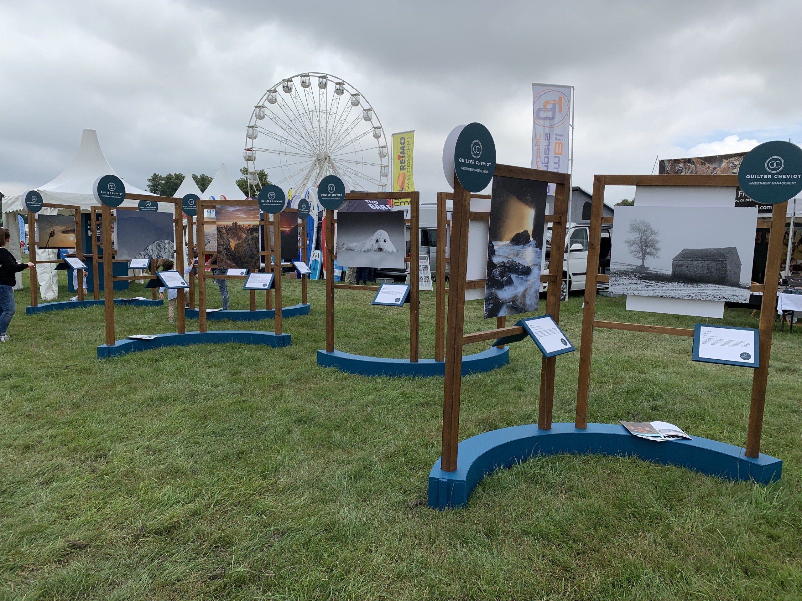 Quilter Cheviot exhibition stand