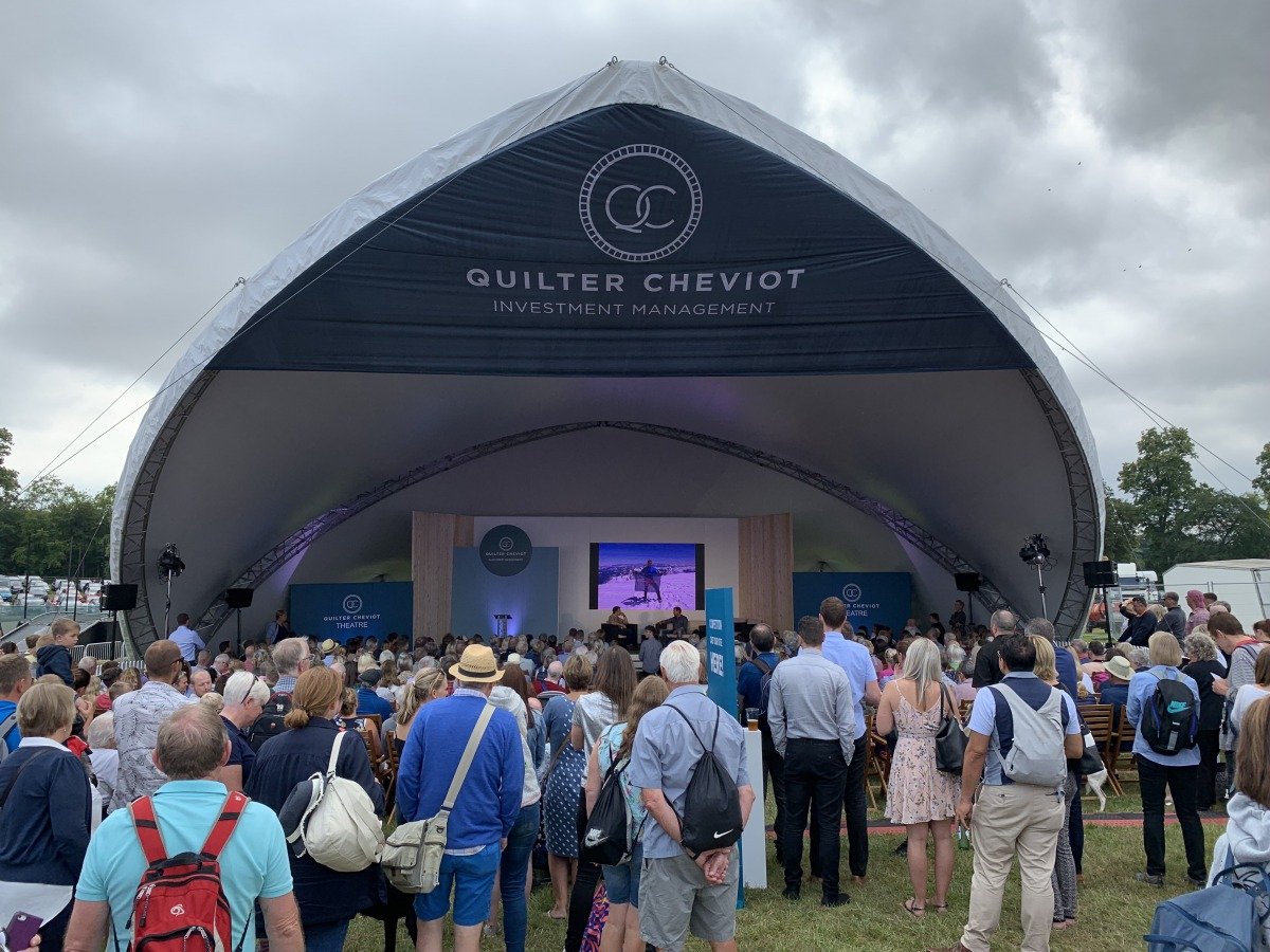 Quilter Cheviot exhibition stand